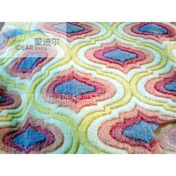 Coral Fleece Druckstoff für Babydecke 080